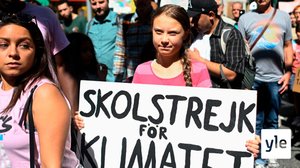Greta Thunberg YK:n nuorten ilmastopaneelissa New Yorkissa: 21.09.2019 19.08