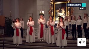 Svenska Yle Live: Ekenäs lucia i Ekenäs kyrka: 13.12.2019 12.24