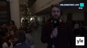 Svenska Yle Live: Finlands lucia Sara Ray i Helsingforsgymnasiet Lärkan: 13.12.2019 13.07