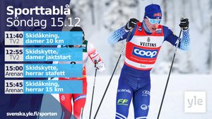 Världscupen på skidor, damernas 10 km (svenskt referat): 15.12.2019 12.55