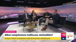 "Jos mies on jämäkkä ja agressiivinen, häntä pidetään johtajana, naista puolestaan hankalana ihmisenä": 18.12.2019 08.18