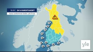 Sääennuste klo 18 (S): 01.01.2020 18.18
