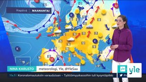 Sääennuste klo 7.40: 16.03.2020 08.24