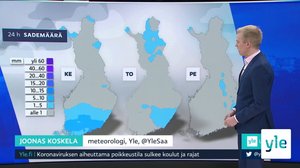 Sääennuste klo 7.40: 18.03.2020 07.45