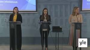 Svenska Yle live: Statsministerns informerar: 18.03.2020 13.13