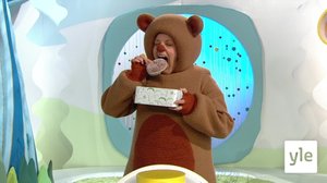 Nallen temppuhaaste: Munkin syöminen: 30.04.2020 06.00