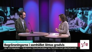 Svenska Yle live: Hallituksen infotilaisuus: 04.05.2020 19.51