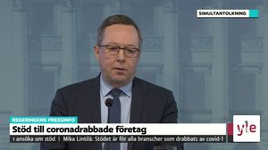 Svenska Yle live: Koulut avaa ovet ja hallituksen tiedotustilaisuus yritystuesta: 14.05.2020 08.55