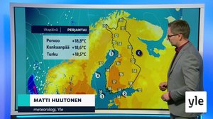 Sääennuste klo 18.00: 22.05.2020 18.30