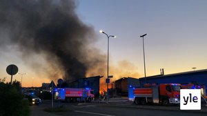 Svenska Yle live: Ett trälager brann i Vandaporten: 12.06.2020 09.30