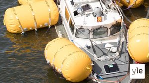 Uponnut merivartiovene PV 183 nostetaan: 24.06.2020 16.45