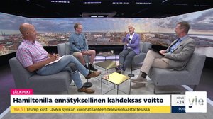 Hamiltonilla ennätyksellinen kahdeksas voitto Unkarissa, Pitääkö isoja urheilutapahtumia siirtää edelleen?: 20.07.2020 08.21