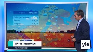 Sääennuste klo 18: 21.08.2020 18.40