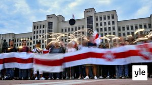 Mielenosoitus Valko-Venäjän pääkaupungissa Minskissä: 23.08.2020 14.46