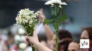 Ihmisketju Vilnasta Valko-Venäjän rajalle: 23.08.2020 19.20