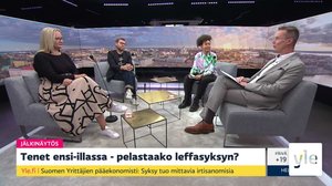 Pelastaako Tenet ensi-illassa, kirjamessujen perumisen vaikutukset kirjamyyntiin, sekoilut yleisötapahtumien rajoituksista säikäytti tapahtumajärjestäjät : 27.08.2020 08.35