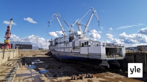 Merenkurkun uuden Aurora Botnia -aluksen vesillelaskutilaisuus : 11.09.2020 15.45