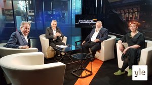 Haastateltavina näyttelijät Esko Salminen, Jenni Kokander ja yrittäjä Simo Leporanta.: 13.09.2020 19.30