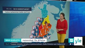 Sääennuste klo 7.40: 17.09.2020 09.13