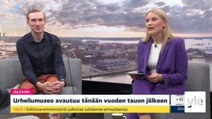 Uudistunut Urheilumuseo aukeaa, moni huippu-urheilija jää yksin mielenterveysongelmien kanssa, jääkiekon SM-liiga käynnistyi: 05.10.2020 08.16