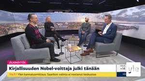 Kirjallisuuden Nobel. Tove. Näyttelijöiden intiimikohtaukset. Vähemmistöt elokuvissa.: 08.10.2020 08.30