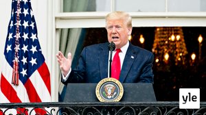 Trump puhuu Valkoisesta talosta: 10.10.2020 21.18