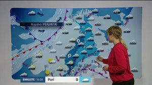 Sääennusteita: Sääennuste klo 9.00: 01.12.2017 09.26