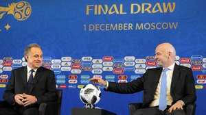 Fifan jalkapallon MM 2018: Lohkoarvonta: 01.12.2017 17.00