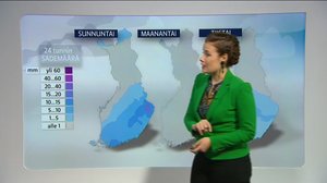 Sääennusteita: Sääennuste klo 18 (S): 02.12.2017 18.23