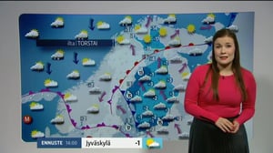Sääennusteita: Sääennuste klo 9.00: 14.12.2017 09.38