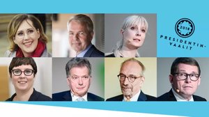 Yle Uutisluokka Triplet: Nuoret tenttaavat presidenttiehdokkaita Ylen vaaligalleriassa: 14.12.2017 11.12