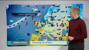 Sääennusteita: Sääennuste klo 9.00: 18.12.2017 09.20