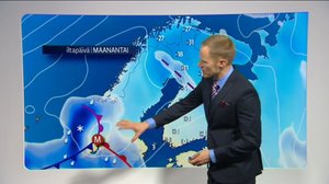 Sääennusteita: Sääennuste klo 18 (S): 25.12.2017 18.14