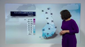 Sääennusteita: Sääennuste klo 1800 (S): 15.01.2018 18.48