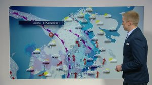Sääennusteita: Sääennuste klo 1800 (S): 23.01.2018 18.45
