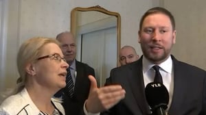 Yle Nyheter: Det hettar till mellan Leena Meri och Paavo Arhinmäki i Gullranda. (S): 14.03.2018 19.07