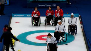 Korean paralympialaiset: Pyörätuolicurling CAN - FIN: 15.03.2018 09.54