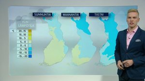 Sää: Sääennuste klo 1800 (S): 17.03.2018 18.54