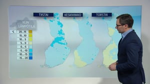 Sää: Sääennuste klo 18 (S): 26.03.2018 18.40