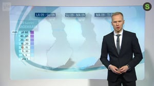 Sää: Sääennuste klo 18 (S): 30.03.2018 18.36