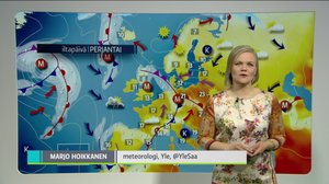 Sääennuste klo 7:00: 13.04.2018 08.01