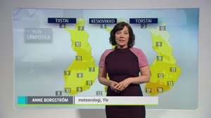 Sääennuste klo 18 (S): 16.04.2018 18.30