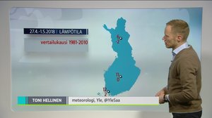 Sääennuste klo 7.00: 26.04.2018 07.18