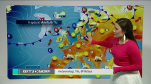 Sääennuste klo 9.00: 07.05.2018 09.57