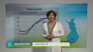 Sääennuste klo 1800 (S): 15.05.2018 18.27