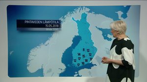 Sääennuste klo 7.00: 16.05.2018 07.39