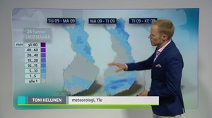 Sääennuste klo 18 (S): 09.06.2018 18.30