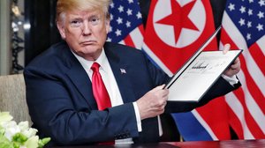 Mistä Trump ja Kim sopivat? Lähetys Trumpin tiedotustilaisuudesta: 12.06.2018 12.23