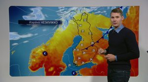 Sääennuste klo 18: 25.06.2018 18.15