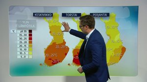 Sääennuste klo 18: 26.06.2018 18.25